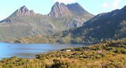 Lake Dove close to Queenstown on the West coast of Tasmania